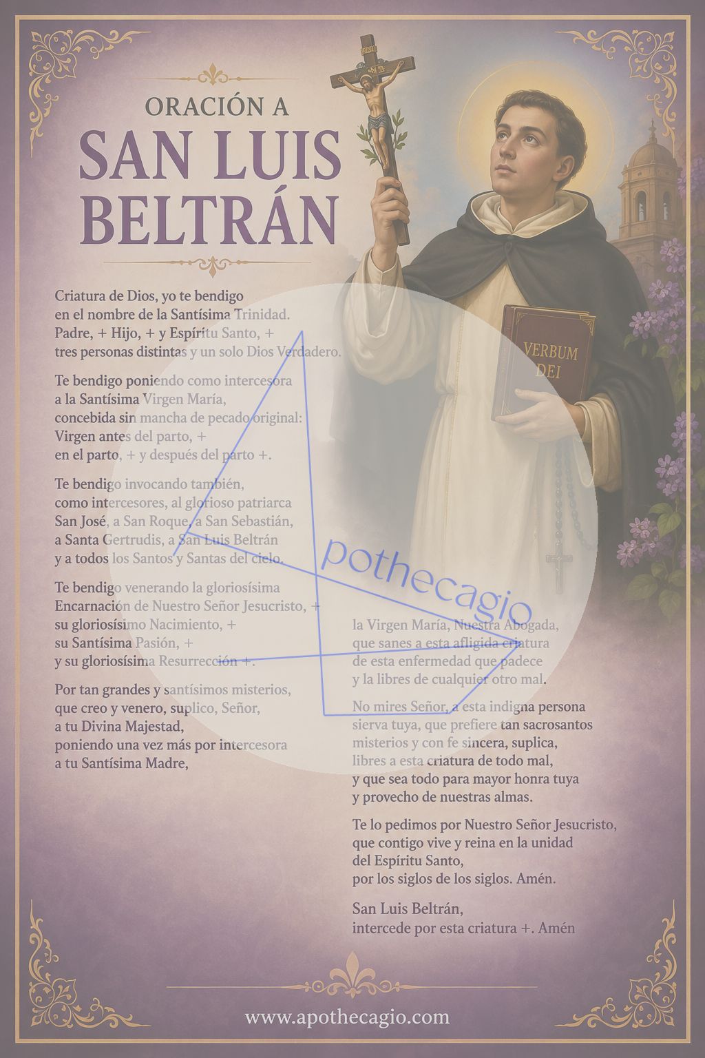 San Luis Beltrán - Oración