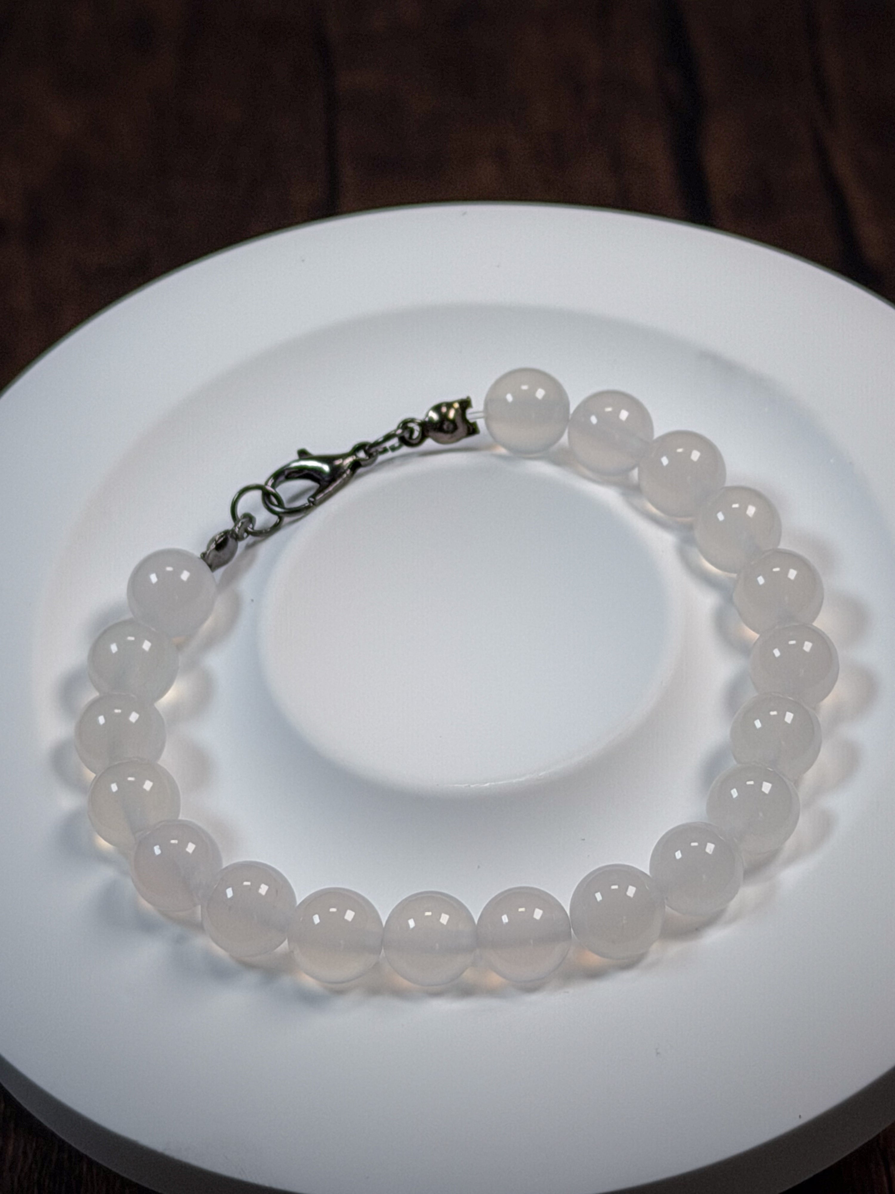 White Agate Bracelet