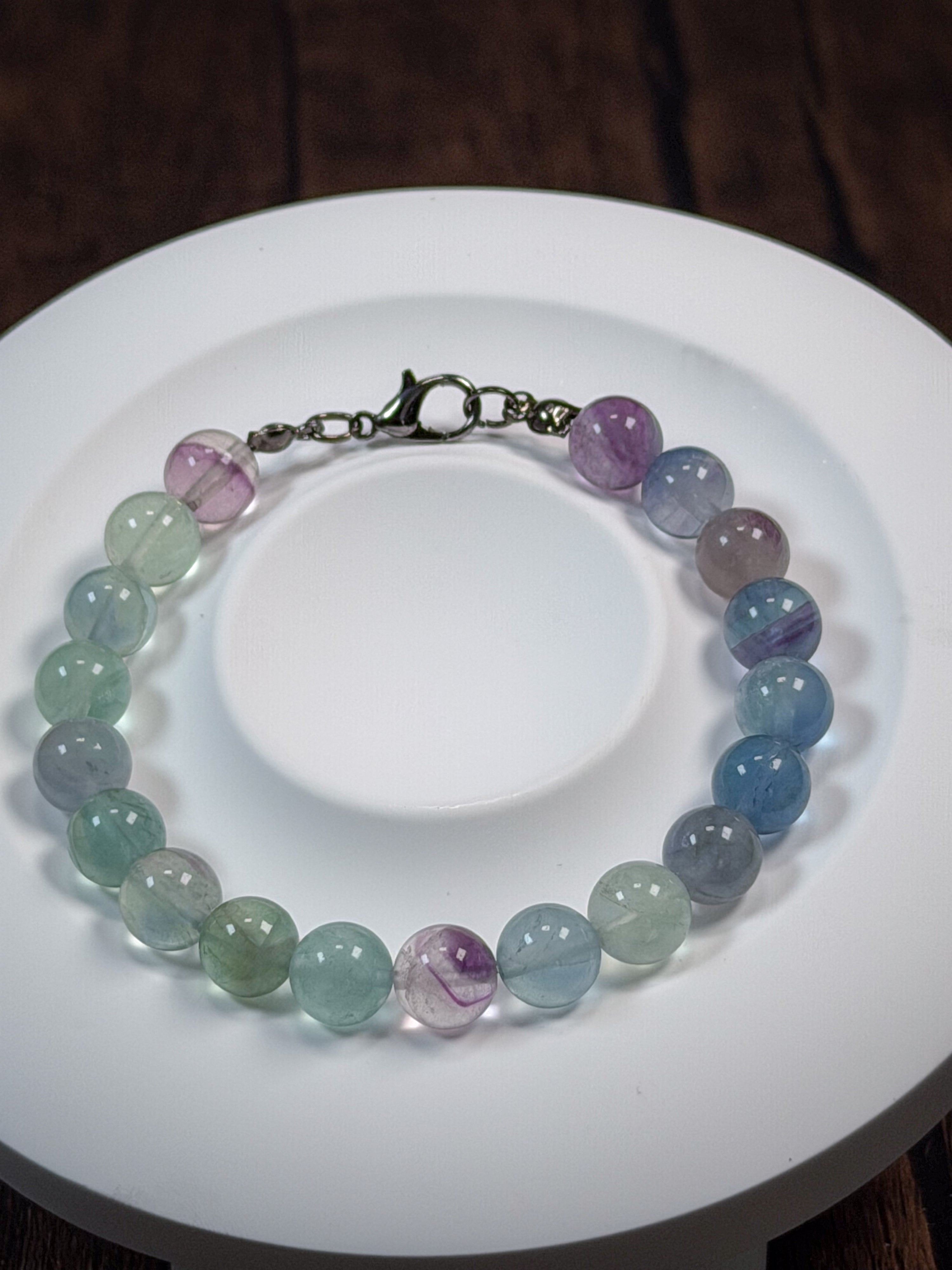Brazalete de Fluorita Colorida