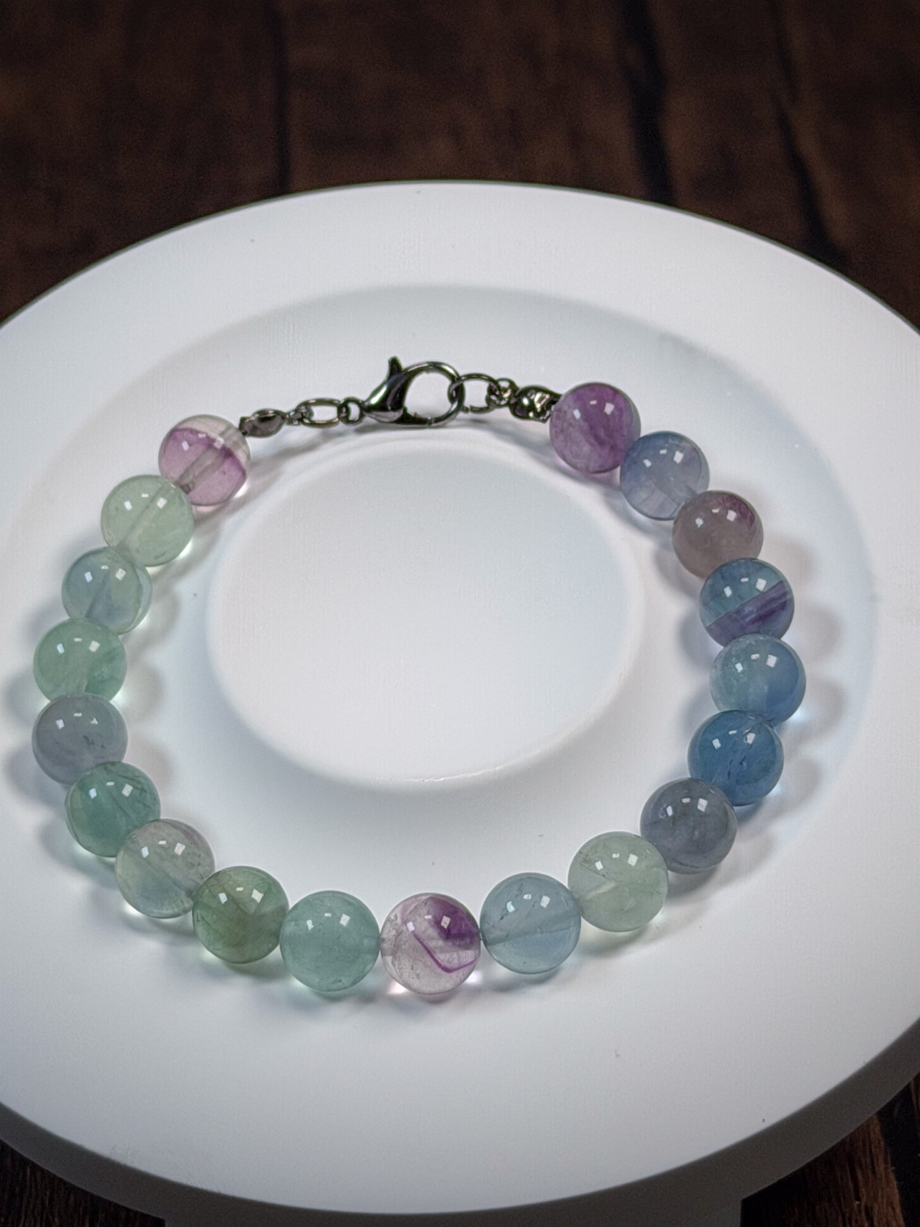 Brazalete de Fluorita Colorida