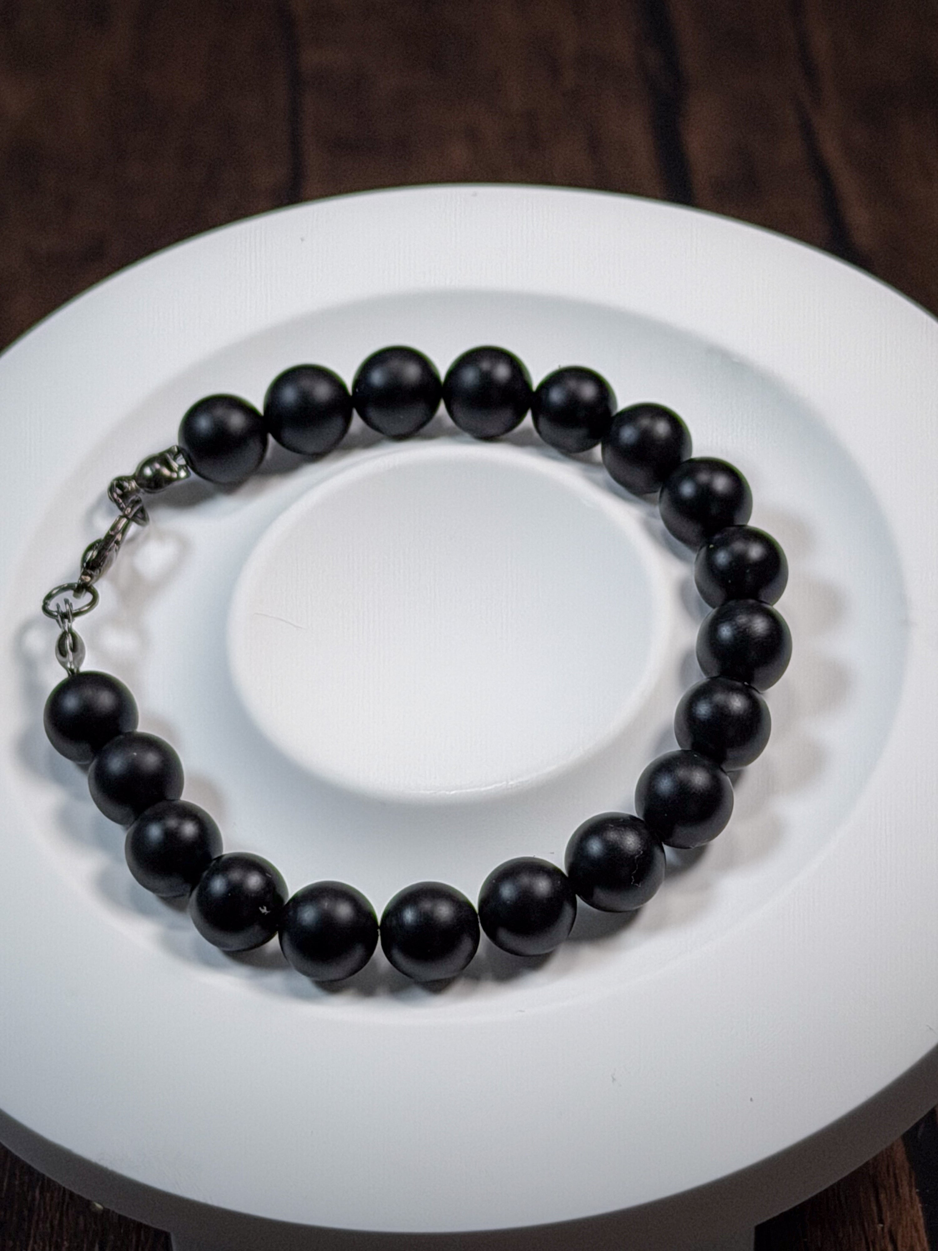 Matte Black Onyx Bracelet