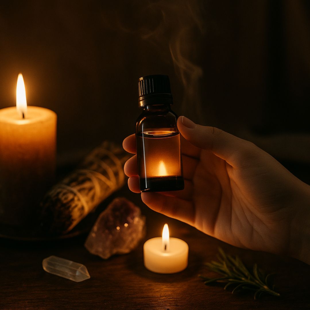 Cómo activar un aceite ritual antes de usarlo