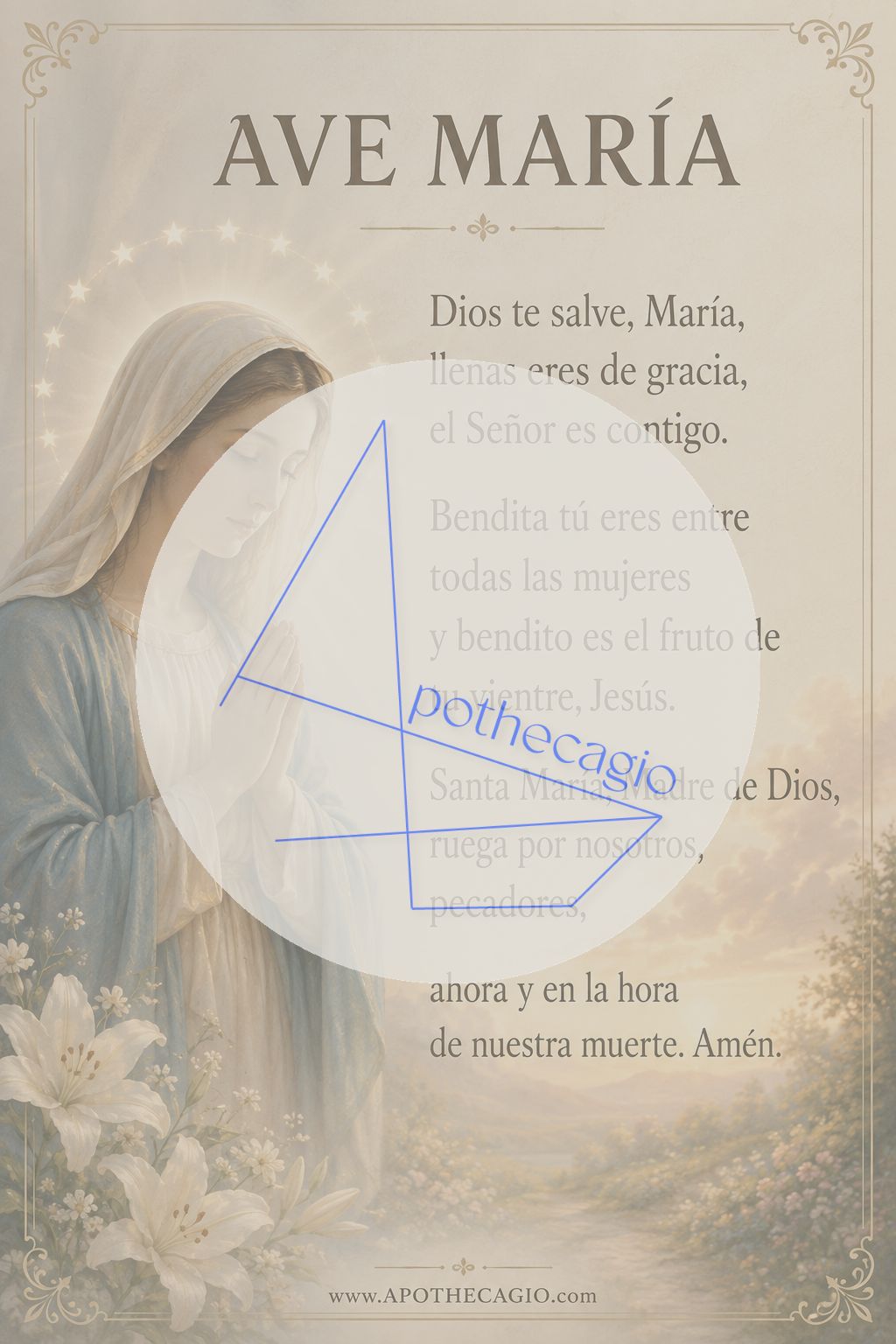 Oración Ave María