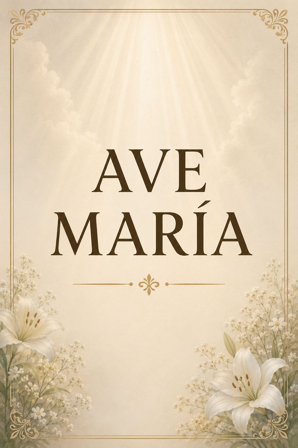 Oración Ave María