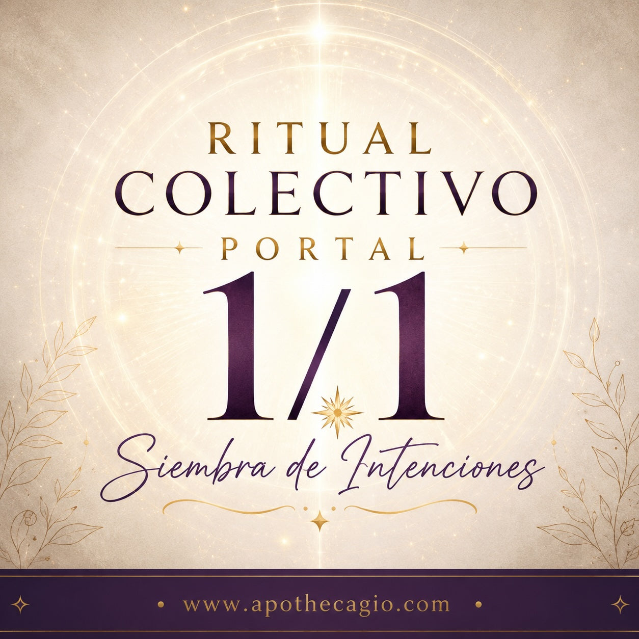 Ritual Colectivo Portal 1/1 — Siembra de Intenciones