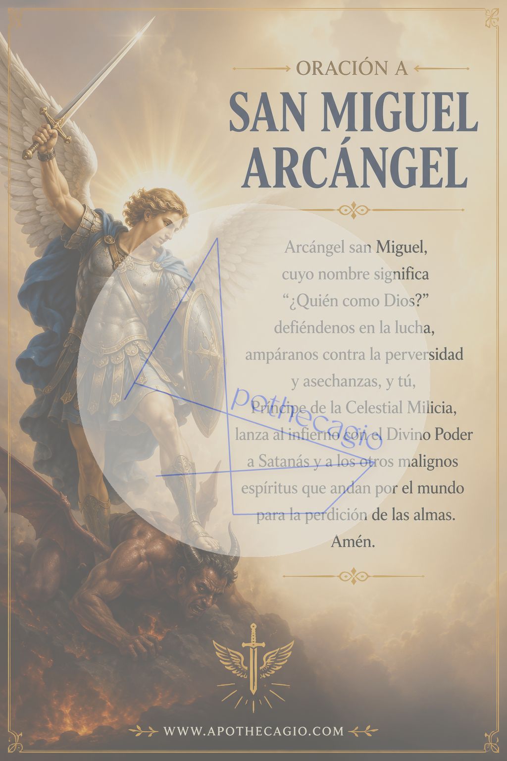 San Miguel Arcángel - Oración