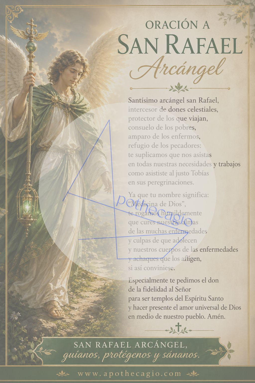 San Rafael Arcángel - Oración