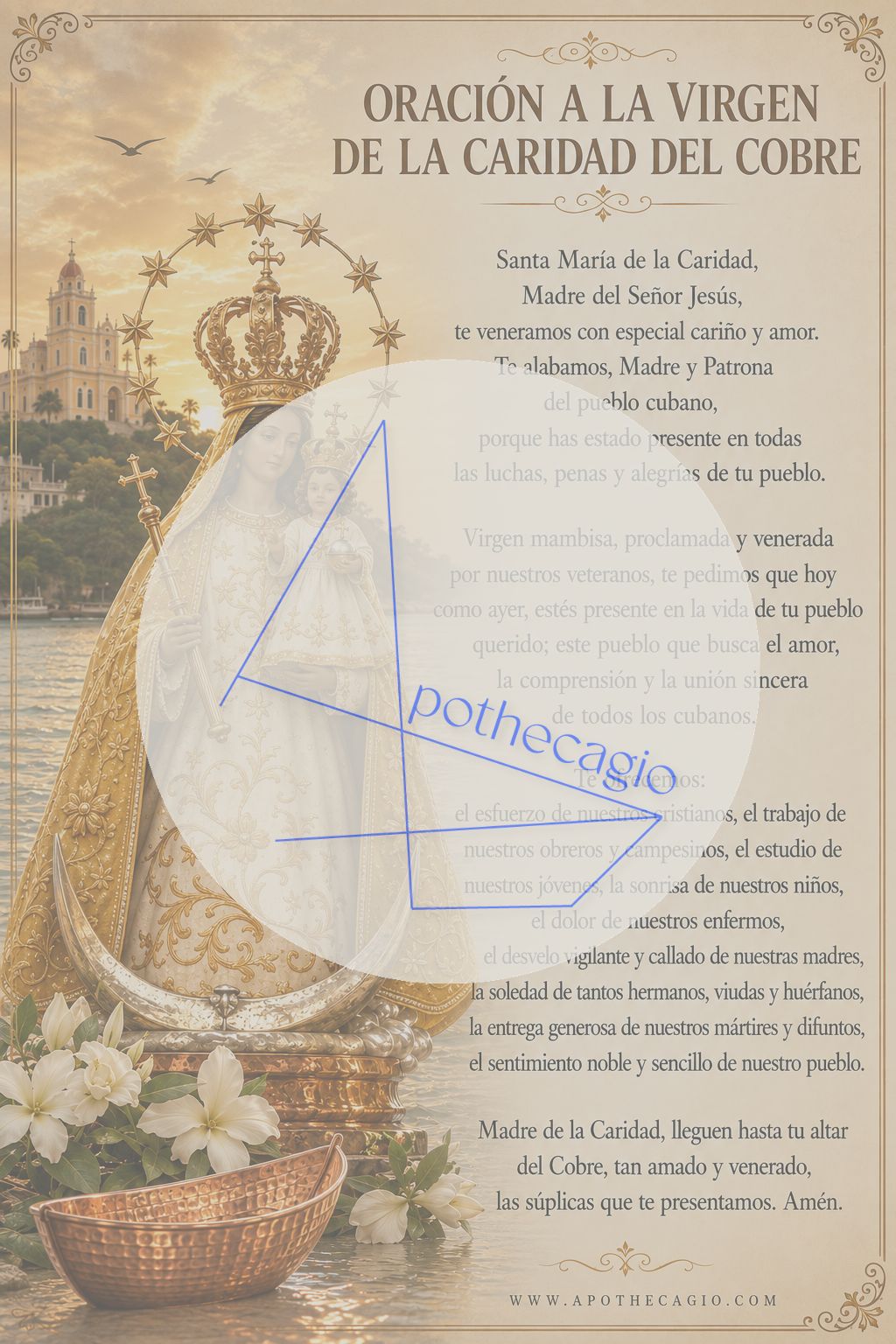 Oración a la Virgen de la Caridad del Cobre