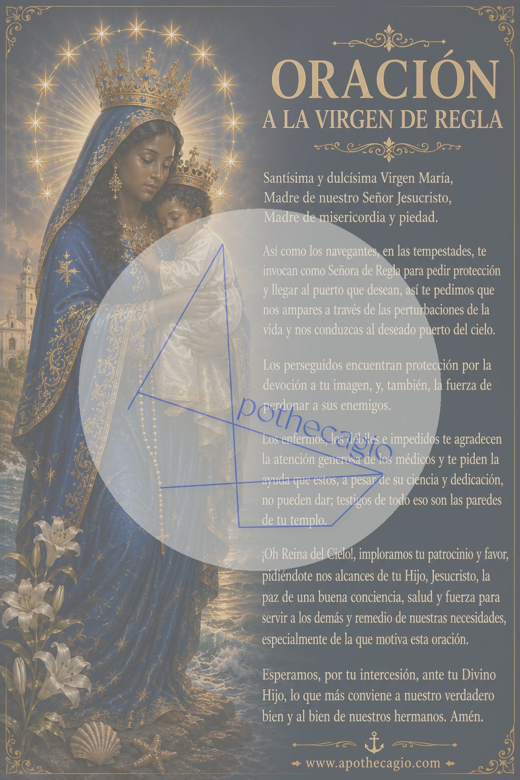 Oración a la Virgen de Regla