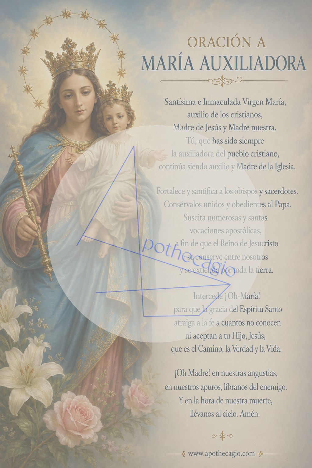 María Auxiliadora - Oración