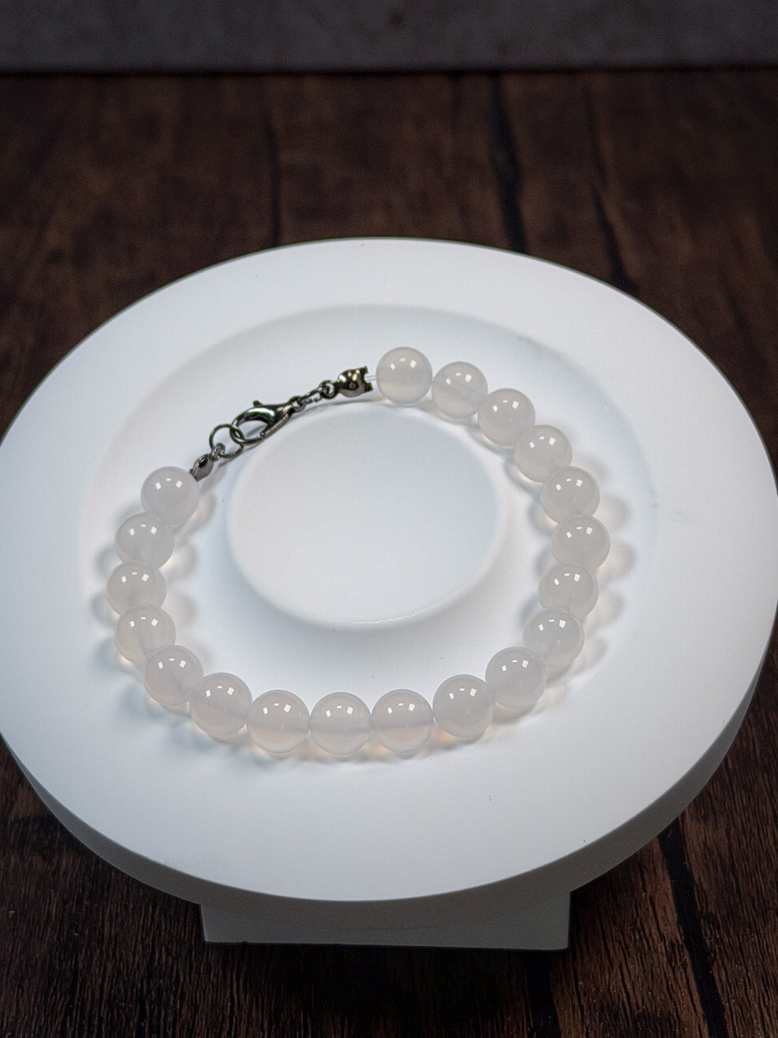 White Agate Bracelet