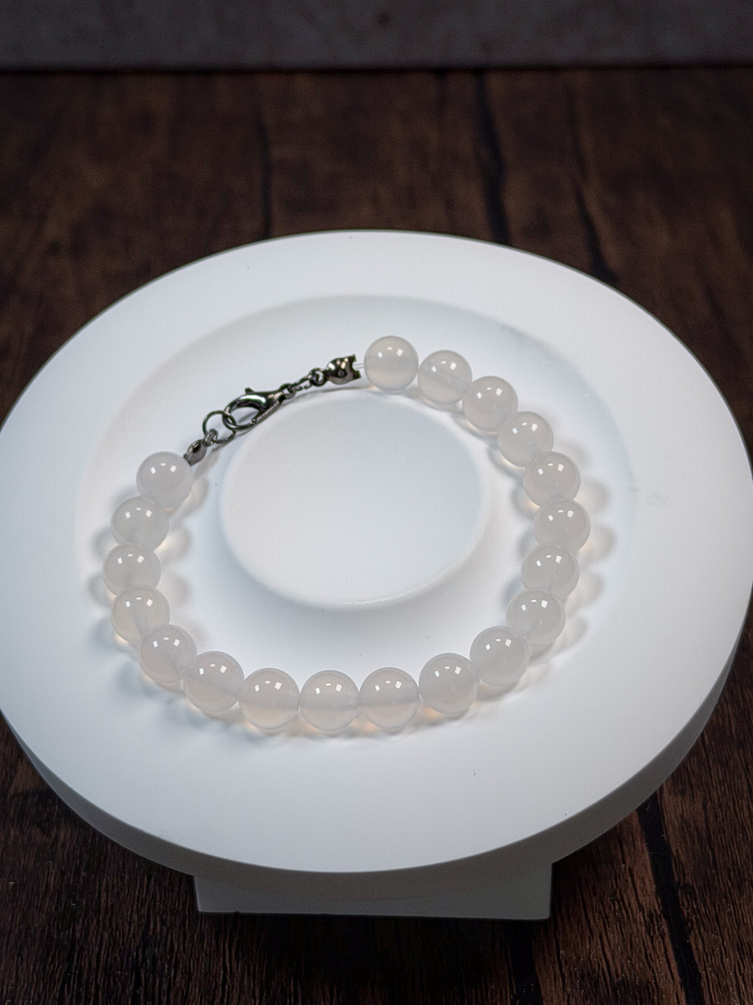 White Agate Bracelet