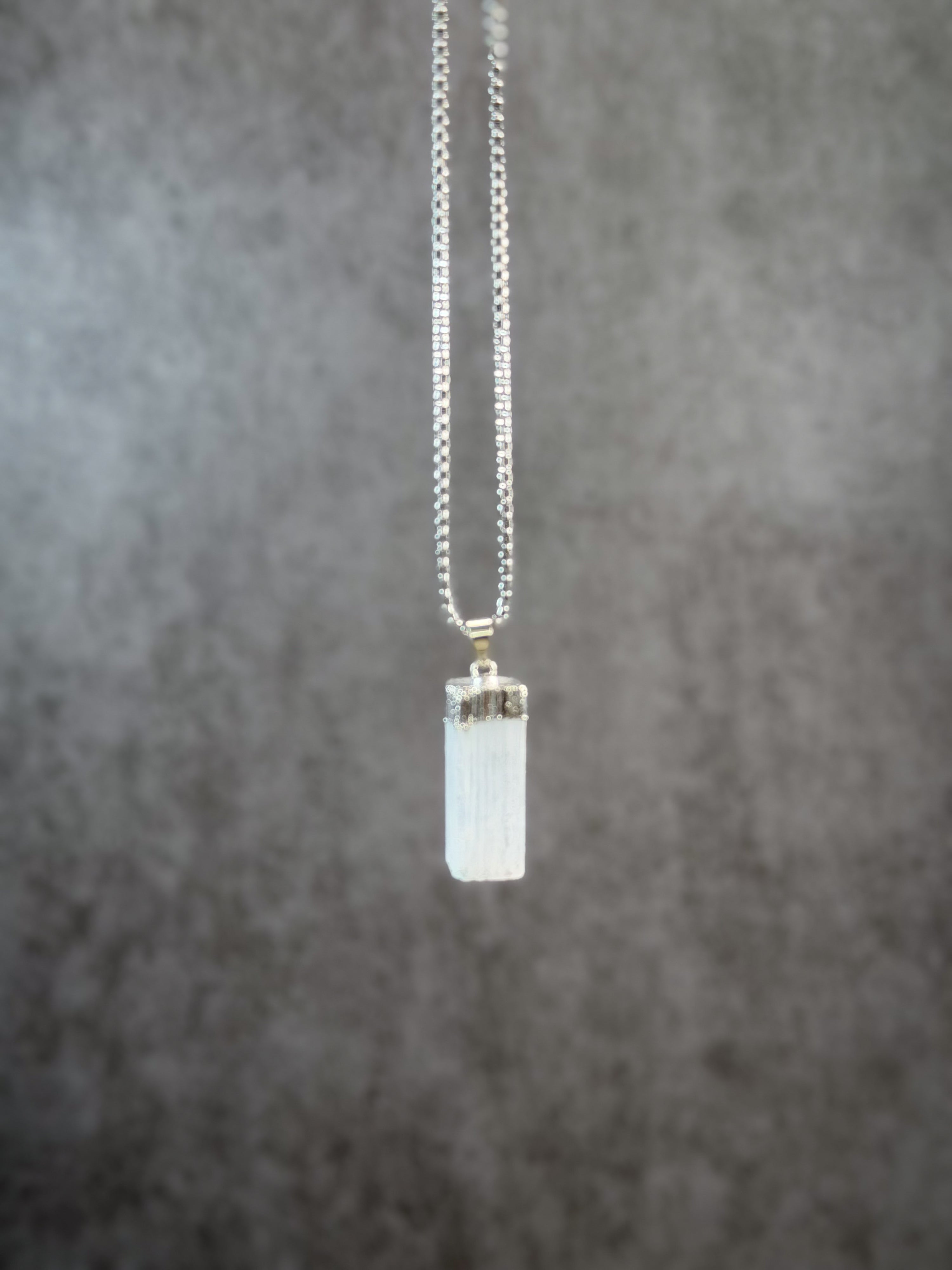 Selenite Pendant