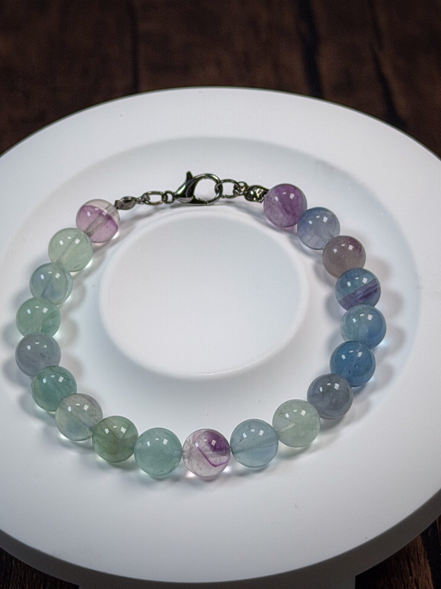 Brazalete de Fluorita Colorida