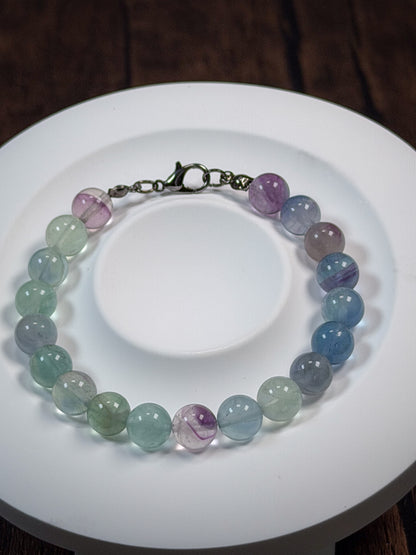 Brazalete de Fluorita Colorida