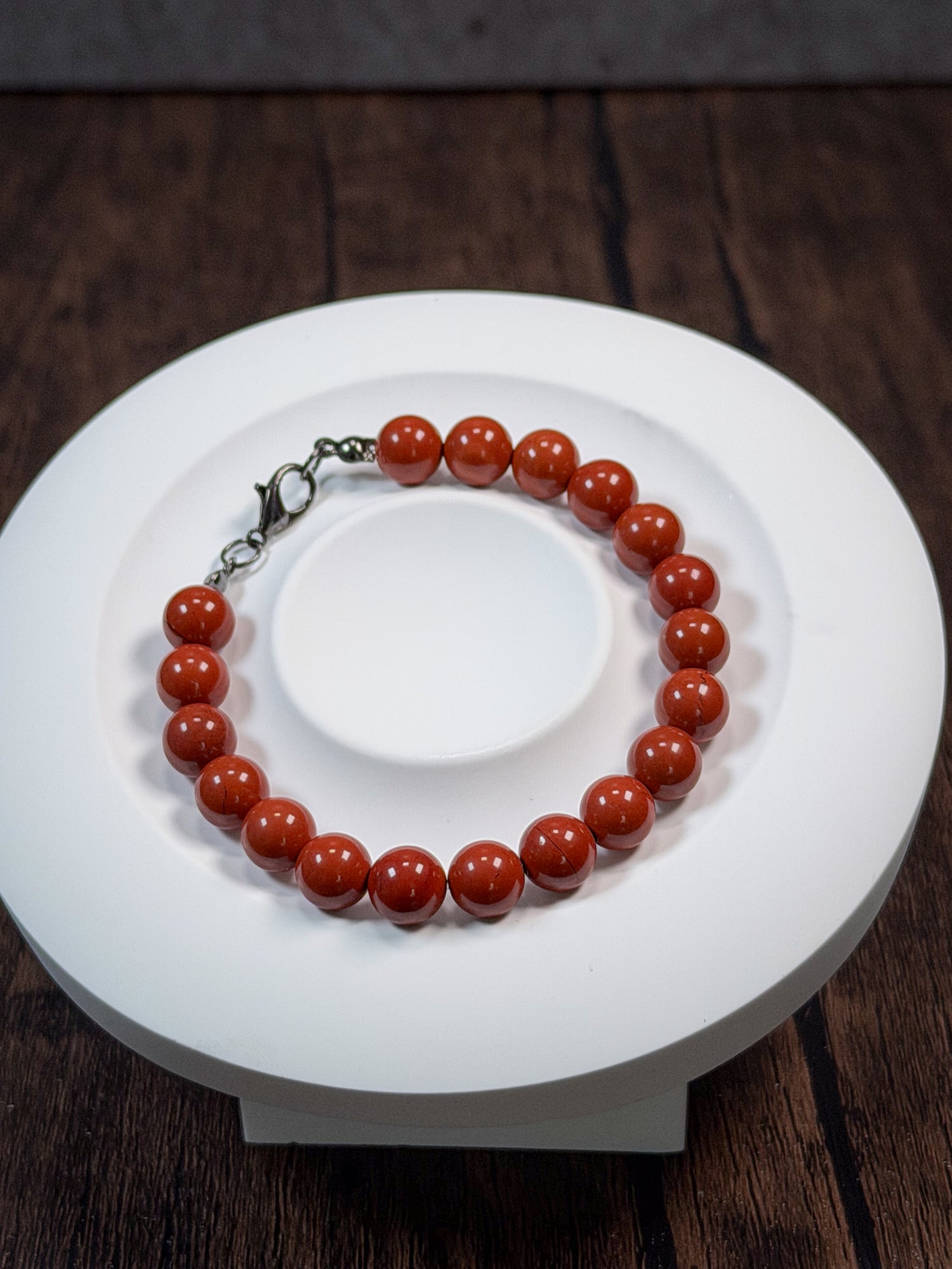 Brazalete de Jaspe Rojo