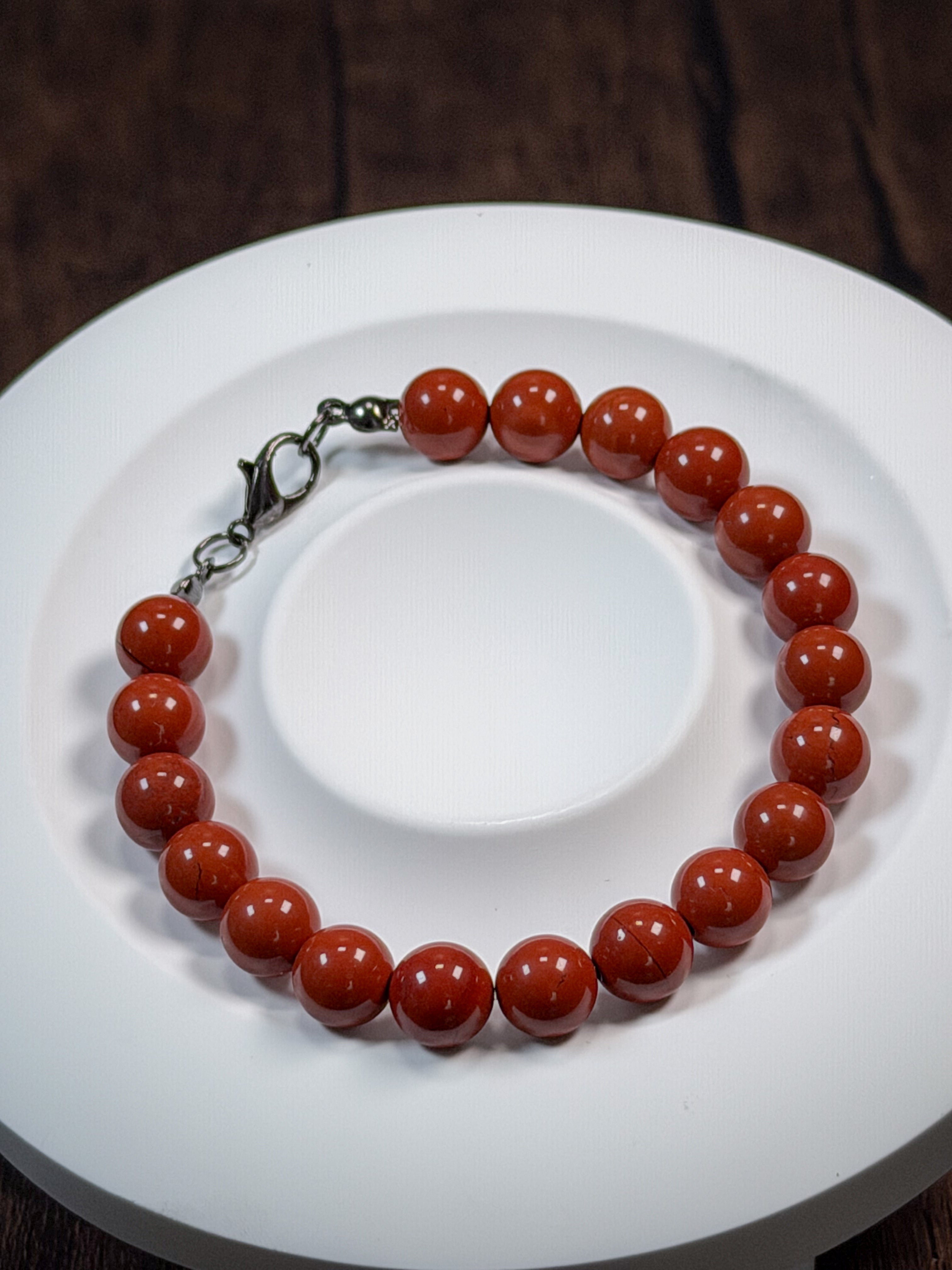 Brazalete de Jaspe Rojo