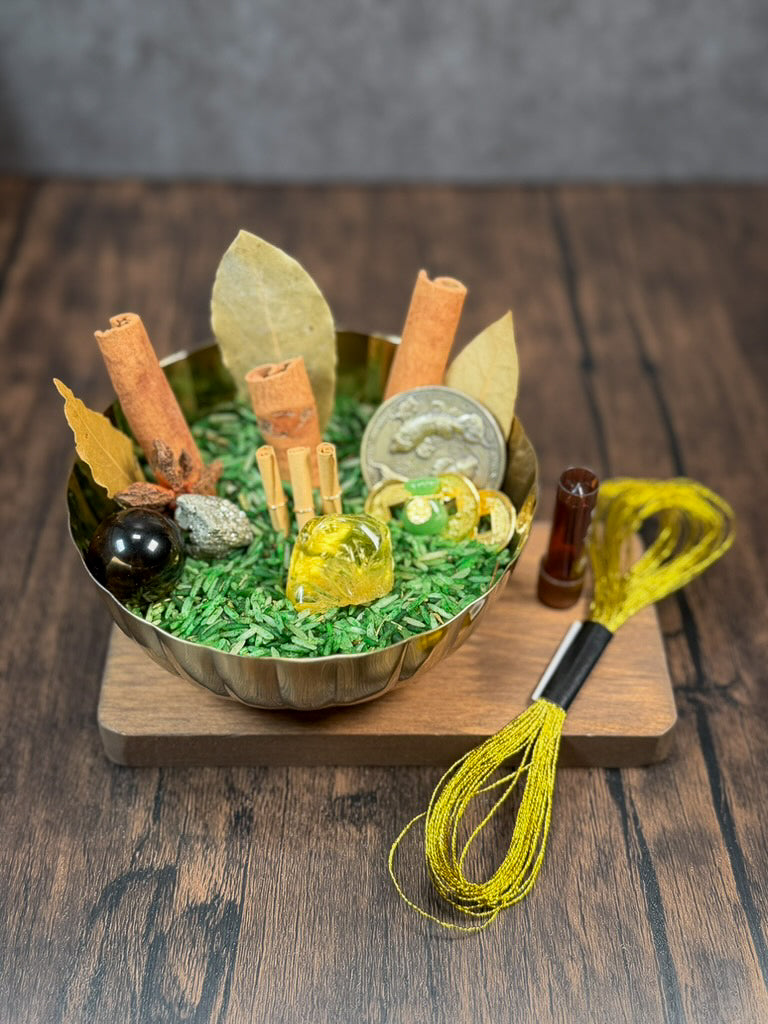 Set Ritual Money Bowl