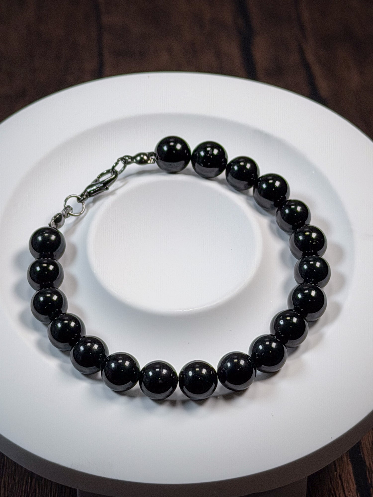 Brazalete de Turmalina Negra