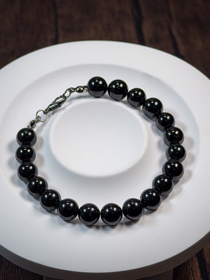 Brazalete de Turmalina Negra